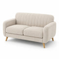 Zweisitzer-Sofa Kord Beige